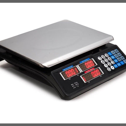 Digital Kitchen Scale 40kg 1g Increment Electronic Black.