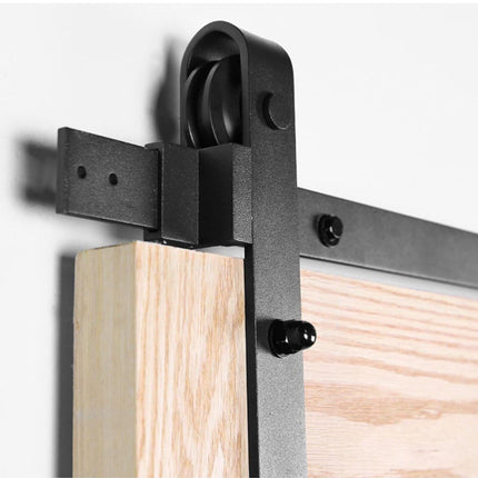 Sliding Barn Door Hardware Kit Rust Resistant Heavy Duty 1.83m.