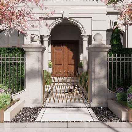 Expandable Aluminum Garden Fence Gate Rectangular.