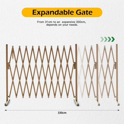 Expandable Aluminum Garden Fence Gate Rectangular.