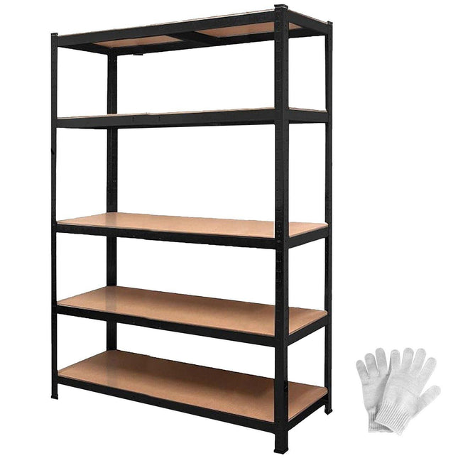 Heavy Duty Warehouse Shelving Rack Steel Garage Storage 180cm.