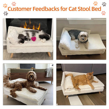 Luxury Pet Sofa Bed 80cm Rectangular Soft Anti-skid Couch.