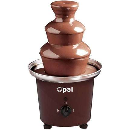 3-Tier Electric Chocolate Fondue Fountain Stainless Steel 0.9L.