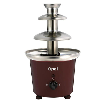 3-Tier Electric Chocolate Fondue Fountain Stainless Steel 0.9L.