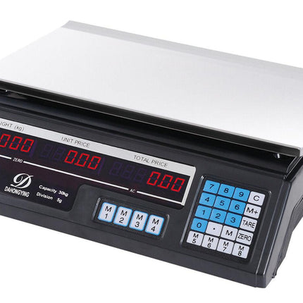 40KG Digital Kitchen Scale Metal Electronic Postal Platform.