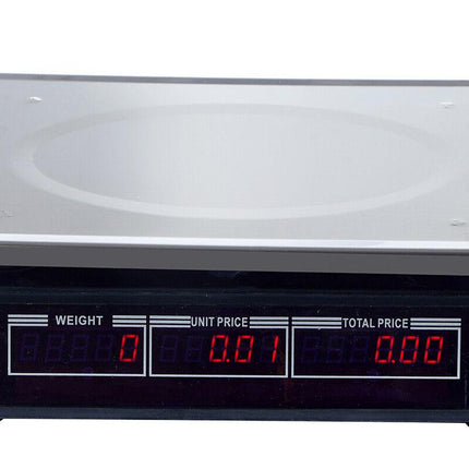 40KG Digital Kitchen Scale Metal Electronic Postal Platform.