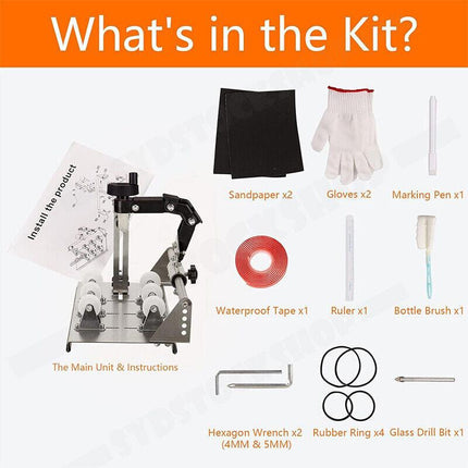 Stainless Steel Glass Bottle Cutter DIY Tool Kit AU.