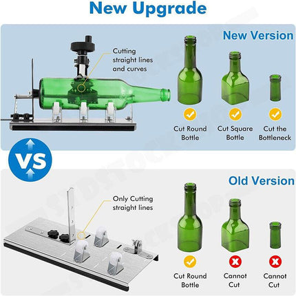 Stainless Steel Glass Bottle Cutter DIY Tool Kit AU.