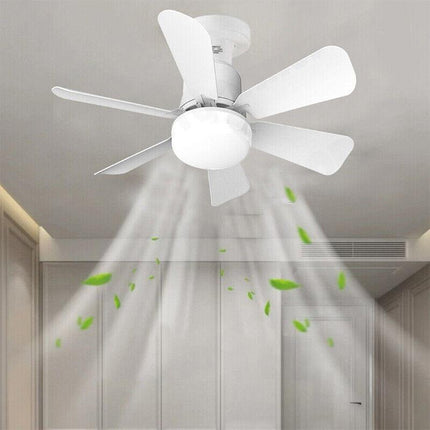 16.5 Ceiling Fan with LED Light 3-Speed Remote Control.