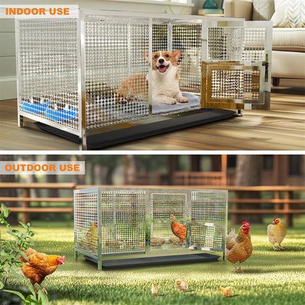 Stainless Steel Chicken Coop XL House/Coop.