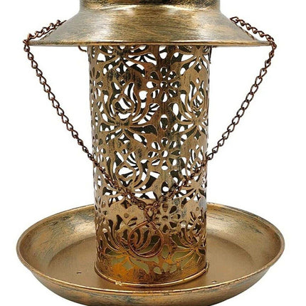 Solar Bird Seed Feeder Hanging Outdoor Garden.