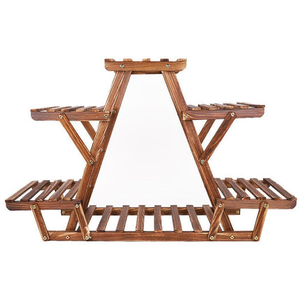Wooden 6 Tier Plant Stand A-Frame Flower Pot Display Organizer.