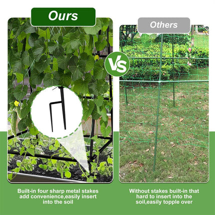 XL Heavy Duty Garden Trellis for Climbing Plants with Netting.