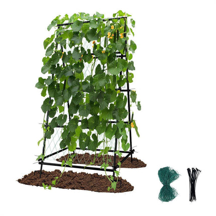 XL Heavy Duty Garden Trellis for Climbing Plants with Netting.