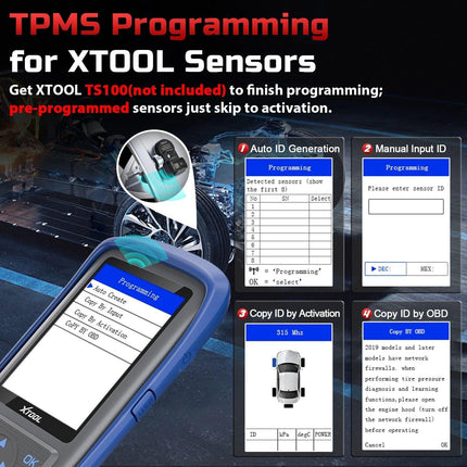 TP150 TPMS Reset Tool 2025 WiFi CAN EOBD OBDII.