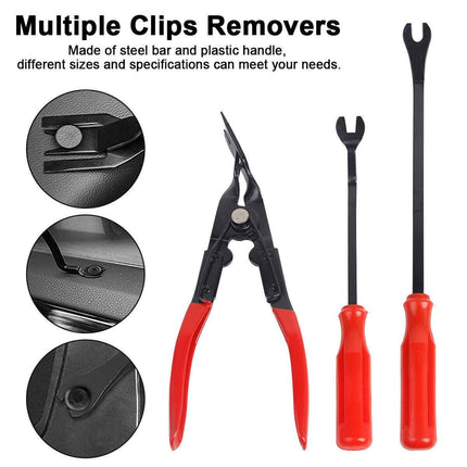 65pcs Car Trim Removal Tool Set Pry Bar Dash Kit.