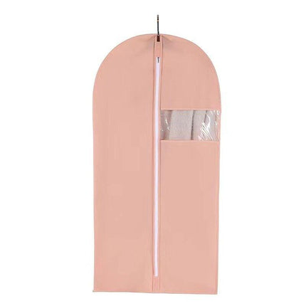 Pink Garment Bag 60x80cm Dustproof Dress Suit Coat Protector Cover.