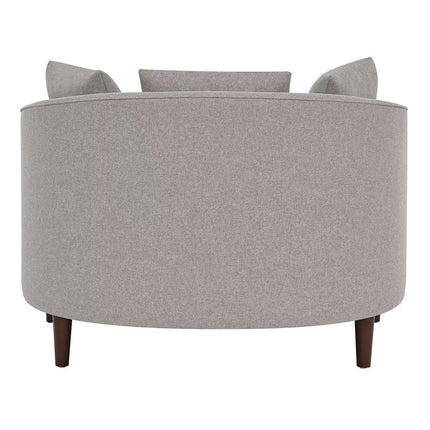 Accent Chair with Storage Ottoman.