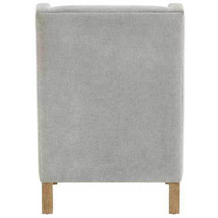 Fabric accent chair.