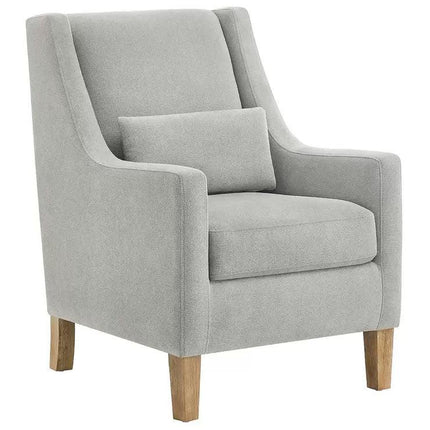 Fabric accent chair.