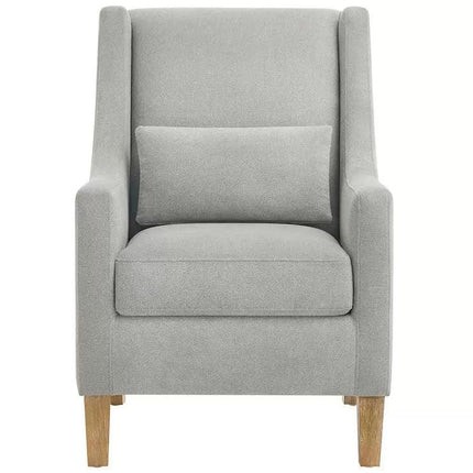 Fabric accent chair.