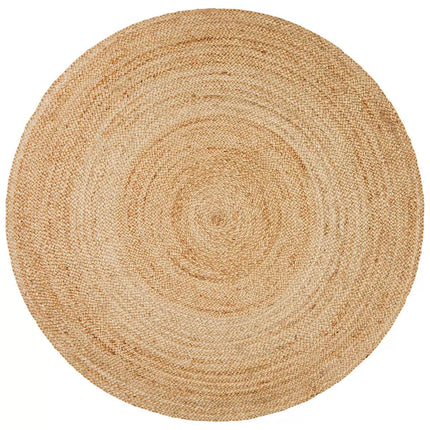 Atrium polo natural indoor rug 120 x 120cm.