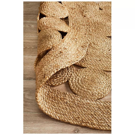 Atrium pilu natural rug 150 x 150cm.