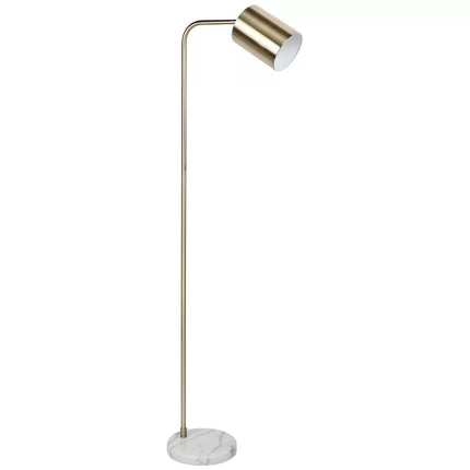 Snapper floor lamp gold marble.