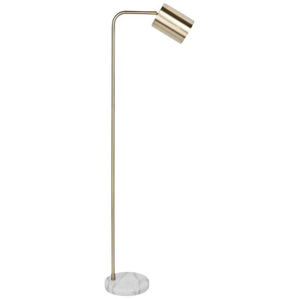 Snapper floor lamp gold marble.