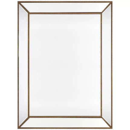Zeta wall mirror large antique gold.