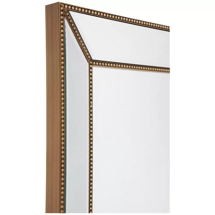 Zeta wall mirror large antique gold.