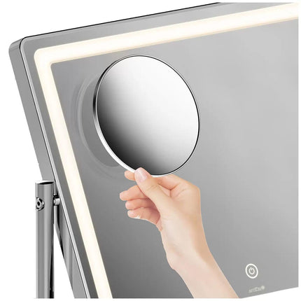 Aurea mini led cosmetic mirror.