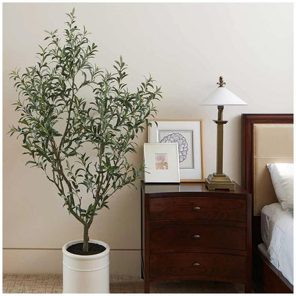 Artificial Olive Tree In French Crock Pot 2M.