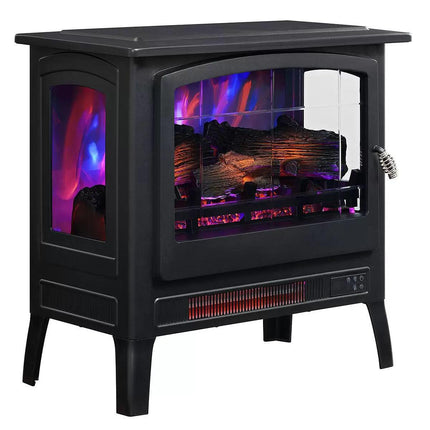 Infrared electric fireplace stove heater.