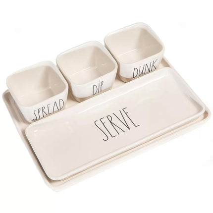 Serving set 5 piece.