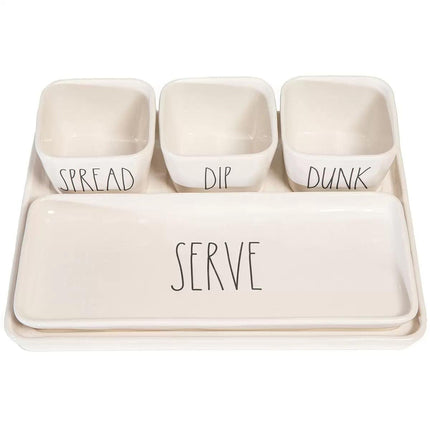 Serving set 5 piece.