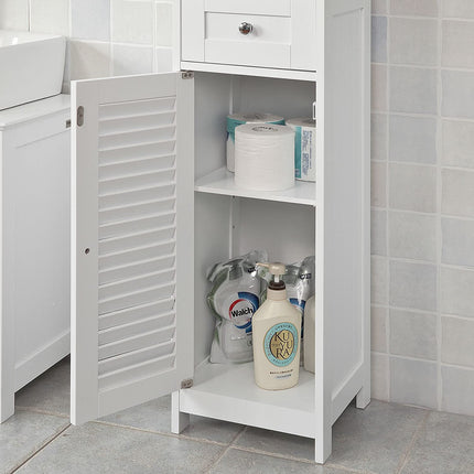Freestanding Tall Bathroom Cabinet 170x32x30 cm.