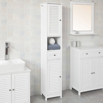 Freestanding Tall Bathroom Cabinet 170x32x30 cm.