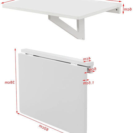 Kitchen Wall-Mounted Folding Table.