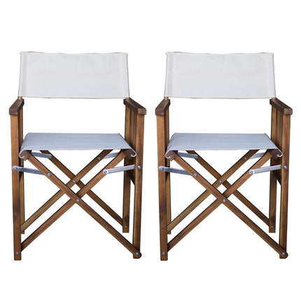 Set  of 2 director chairs.
