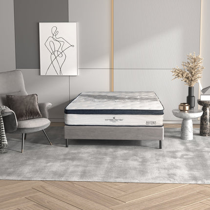Boutique Queen Mattress 7 zone Pocket Spring Memory Foam.