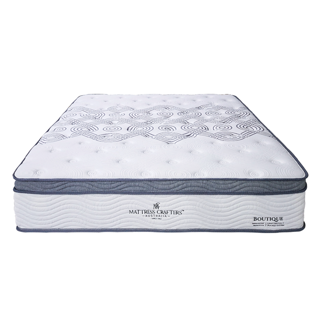 Boutique Queen Mattress 7 zone Pocket Spring Memory Foam.