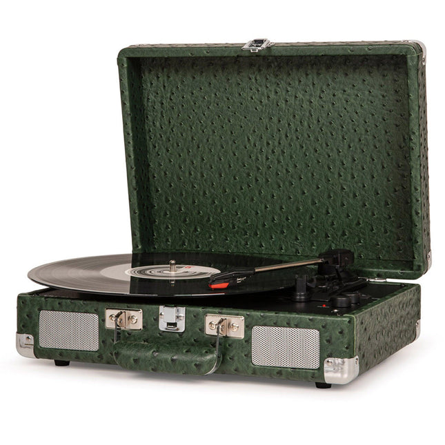 Crosley Cruiser Plus Bluetooth Turntable 3 Speed Ostrich Green.