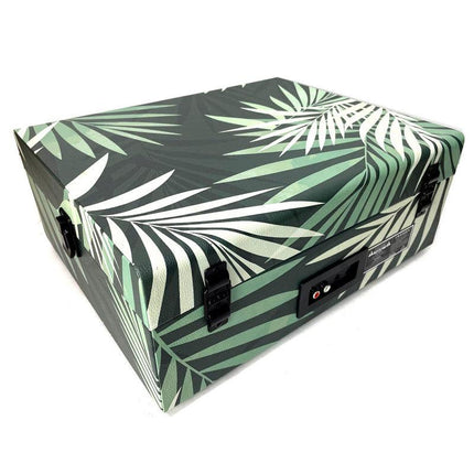 Crosley Voyager Turntable Record Player 3 Speed Bluetooth Tropical Fern Green.