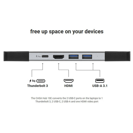 Adam Elements CASA HUB 10E SUPER DOCK USB-C TB3 8K HDMI Macbook Laptop.