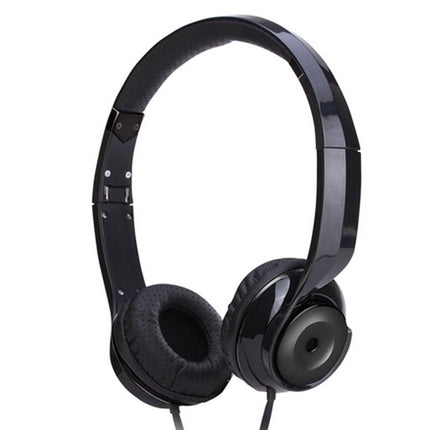 Black Holysmoke Motif On Ear Foldable Headphones.