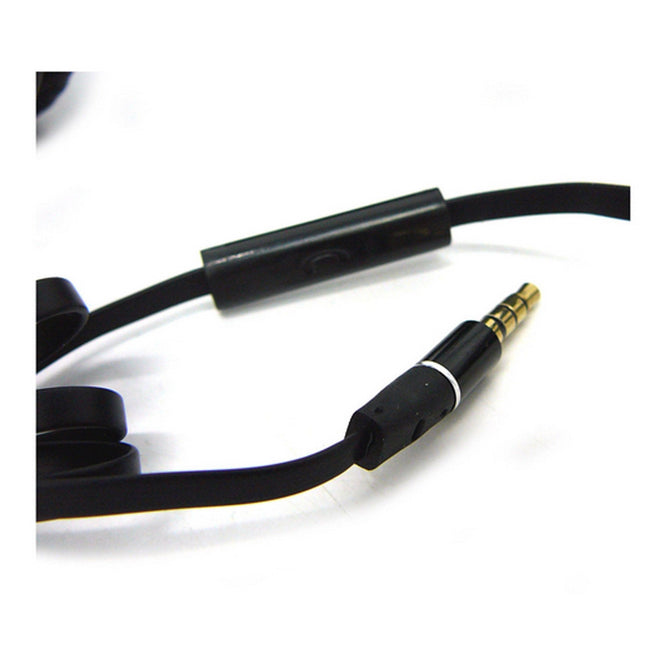 Black Holysmoke Motif On Ear Foldable Headphones.