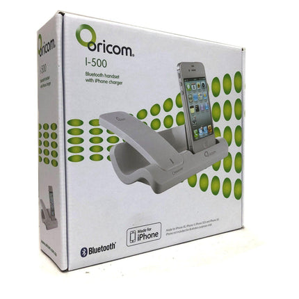Oricom 30 Pin iPhone 4 4s iPod Charger & Cordless Bluetooth Handset white.