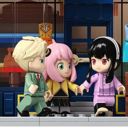 Kalos Spy X Family Forger Family's Adventure Building Block Set Tailor Shop.