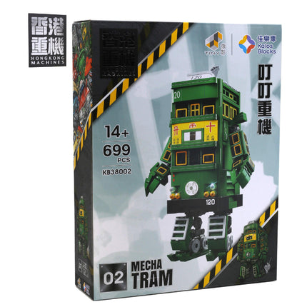 Kalos Hong Kong Machines Tram Robot Building Block Toy 699pcs 14+.
